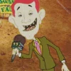 Nowhere Newsman Courage The Cowardly Dog Diamond Painting