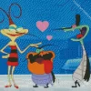 Oggy And The Cockroaches Characters Diamond Painting