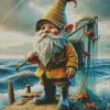 Old Gnome Fishing Diamond Dotz