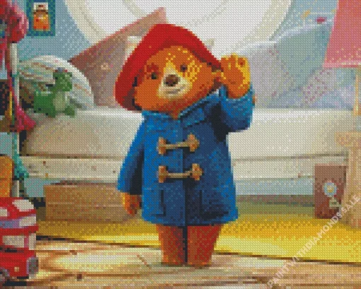 Paddington Bear Character Diamond Painting