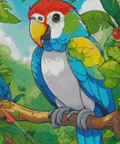 Parakeet Art Diamond Painting