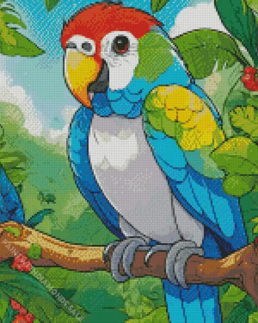 Parakeet Art Diamond Painting