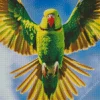 Parakeet With Big Wings Diamond Painting