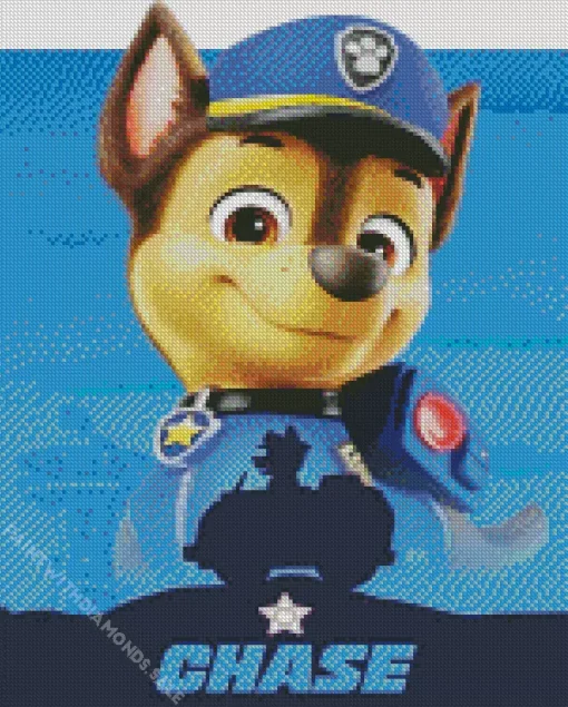 Paw Patrol Chase Diamond Paintings