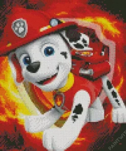 Paw Patrol Marshall Diamond Paintings