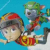 Paw Patrol Rocky And Daring Danny X Diamond Paintings