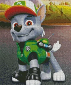 Paw Patrol Rocky Diamond Paintings