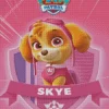 Paw Patrol Skye Diamond Paintings