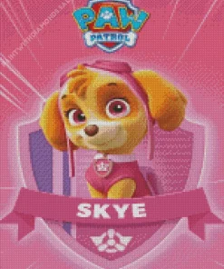 Paw Patrol Skye Diamond Paintings