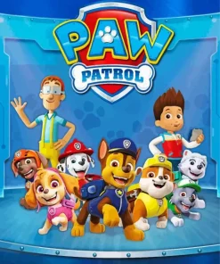 Paw Patrol Characters Art Diamond Painting