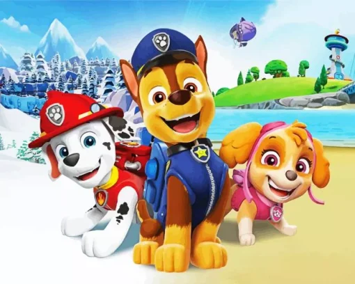 Paw Patrol Animated Series Diamond Painting