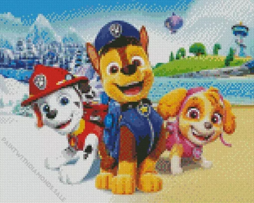 Paw Patrol Animated Series Diamond Painting