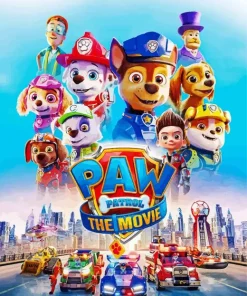 Paw Patrol Poster Diamond Painting