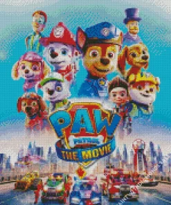 Paw Patrol Poster Diamond Painting