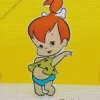 Pebbles Flintstone Character Diamond Painting