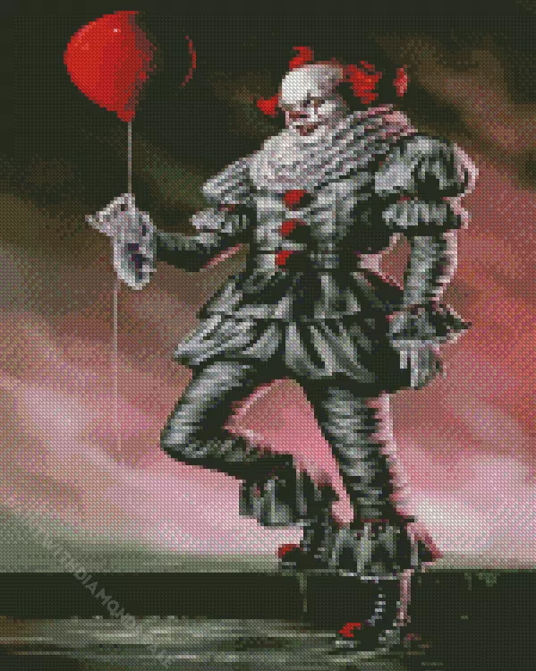 Pennywise the Dancing Clown from it movie Diamond Paintings Pennywise The Dancing Clown From It Movie Diamond Painting