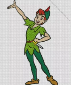 Peter Pan Character Diamond Painting