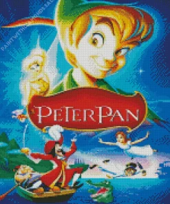 Peter Pan Characters Poster Diamond Painting