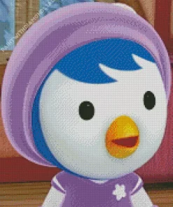 Petty Pororo The Little Penguin Diamond Painting