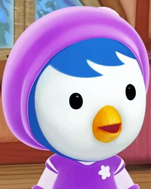 Petty Pororo The Little Penguin Diamond Painting