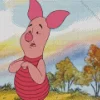 Piglet Character Diamond Painting