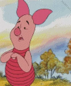 Piglet Character Diamond Painting