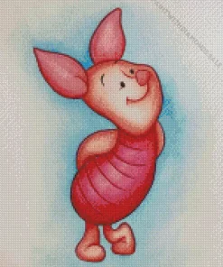 Piglet Character Diamond Painting