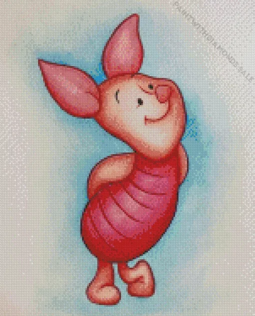 Piglet Character Diamond Painting