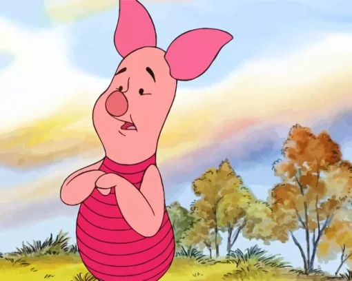 Piglet Character Diamond Painting