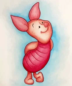 Piglet Character Diamond Painting