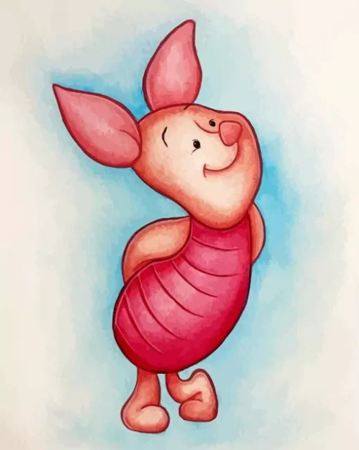 Piglet Character Diamond Painting