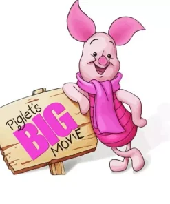 Piglet In Piglets Big Movie Poster Diamond Painting