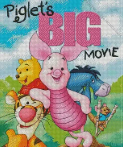 Piglets Big Movie Diamond Painting