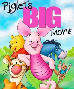 Piglets Big Movie Diamond Painting