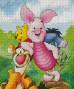 Piglets Big Movie Animated Movie Diamond Painting