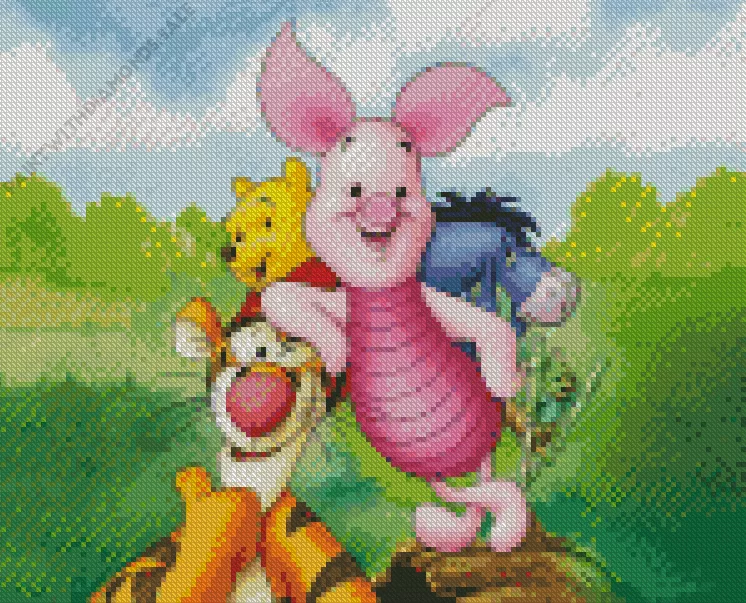 Piglets Big Movie animated movie Diamond Dotz Piglets Big Movie Animated Movie Diamond Painting