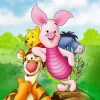 Piglets Big Movie Animated Movie Diamond Painting