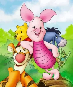 Piglets Big Movie Animated Movie Diamond Painting