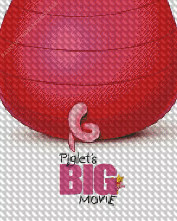 Piglets Big Movie poster Diamond Dotz Piglets Big Movie Poster Diamond Painting