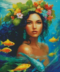 Pisces Girl Diamond Painting