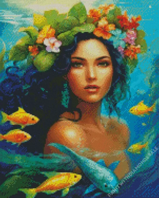 Pisces Girl Diamond Painting