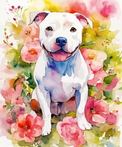 Pit Bull Diamond Painting