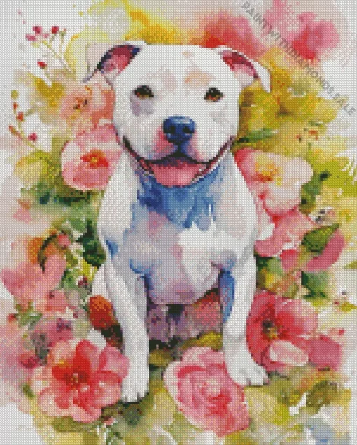 Pit Bull Diamond Painting