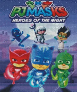 Pj Masks Diamond Painting