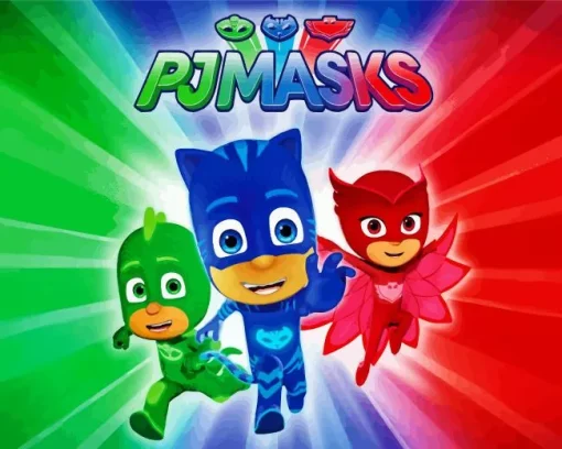 Pj Masks Animated Series Diamond Painting