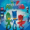 Pj Masks Cartoon Diamond Painting