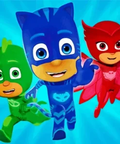 Pj Masks Characters Diamond Painting