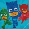 Pj Masks Characters Diamond Painting