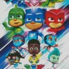 Pj Masks Poster Diamond Painting