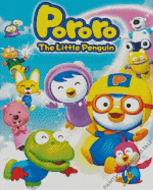 Pororo The Little Penguin Diamond Painting